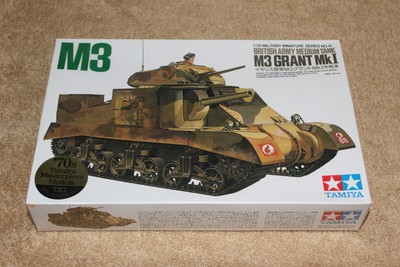 British Army Tank M3 Grant Tamiya 135 Model Kit 35041