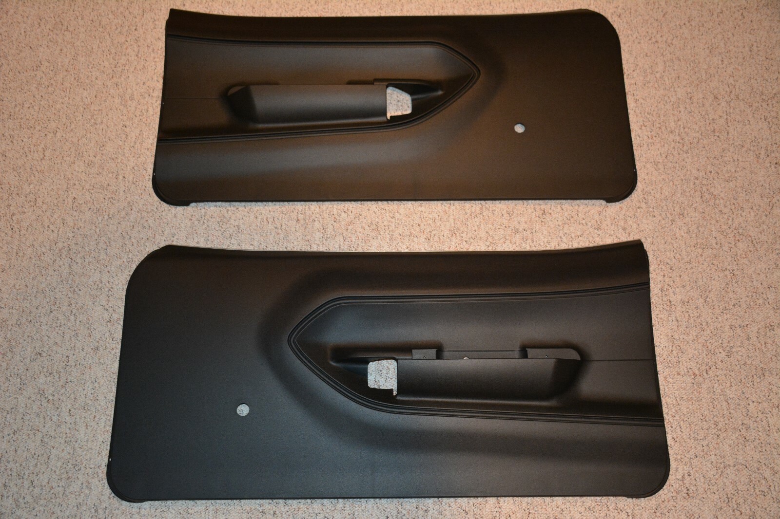 BLACK Molded Front Door Panels for 70 71 72 73 74 Plymouth