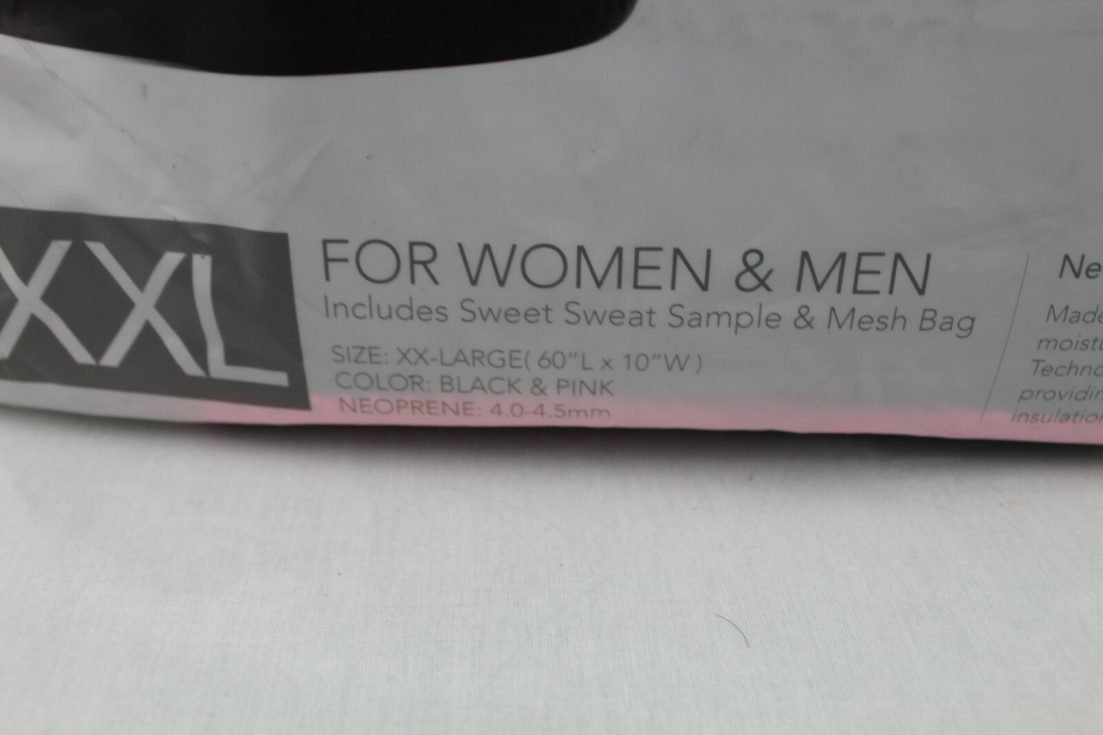 Sweet Sweat Waist Trimmer Belt Burn Fat Easy Weight Loss Workout Slimming XXL