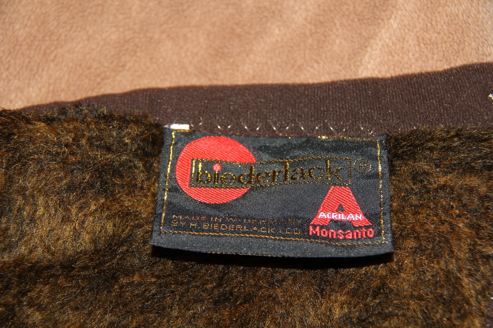 Biederlack Blanket Throw Deer reversible 78x60 Retro Cabin Vintage