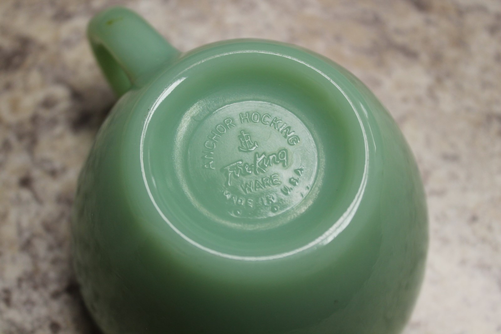 FIRE KING OVEN WARE CUP, REALLY NICE CONDITION, JADE-ITE COLOR