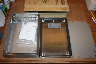 Rittal Stainless Steel Enclosure KL1524.010 KL 1524010 with 1563700 plate