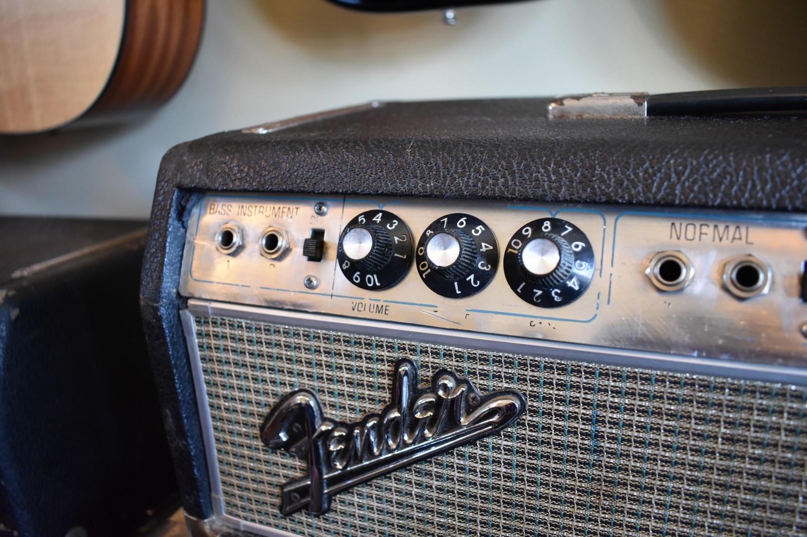 1968 Vintage Fender Silverface Bassman Amp Head AB165