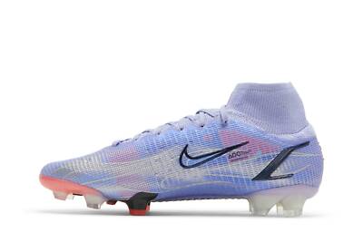 Pre-owned Nike Kylian Mbappé X Mercurial Superfly 8 Elite 'flames' Db2859-506 In Silver