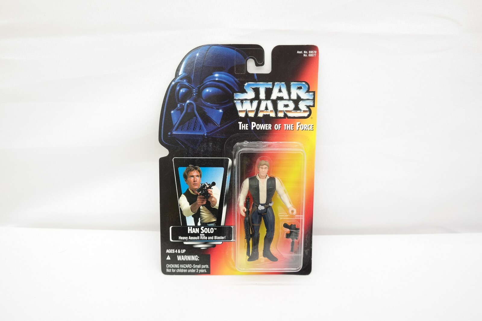 Han Solo w Rifle and Blaster Red Card Power of the Force