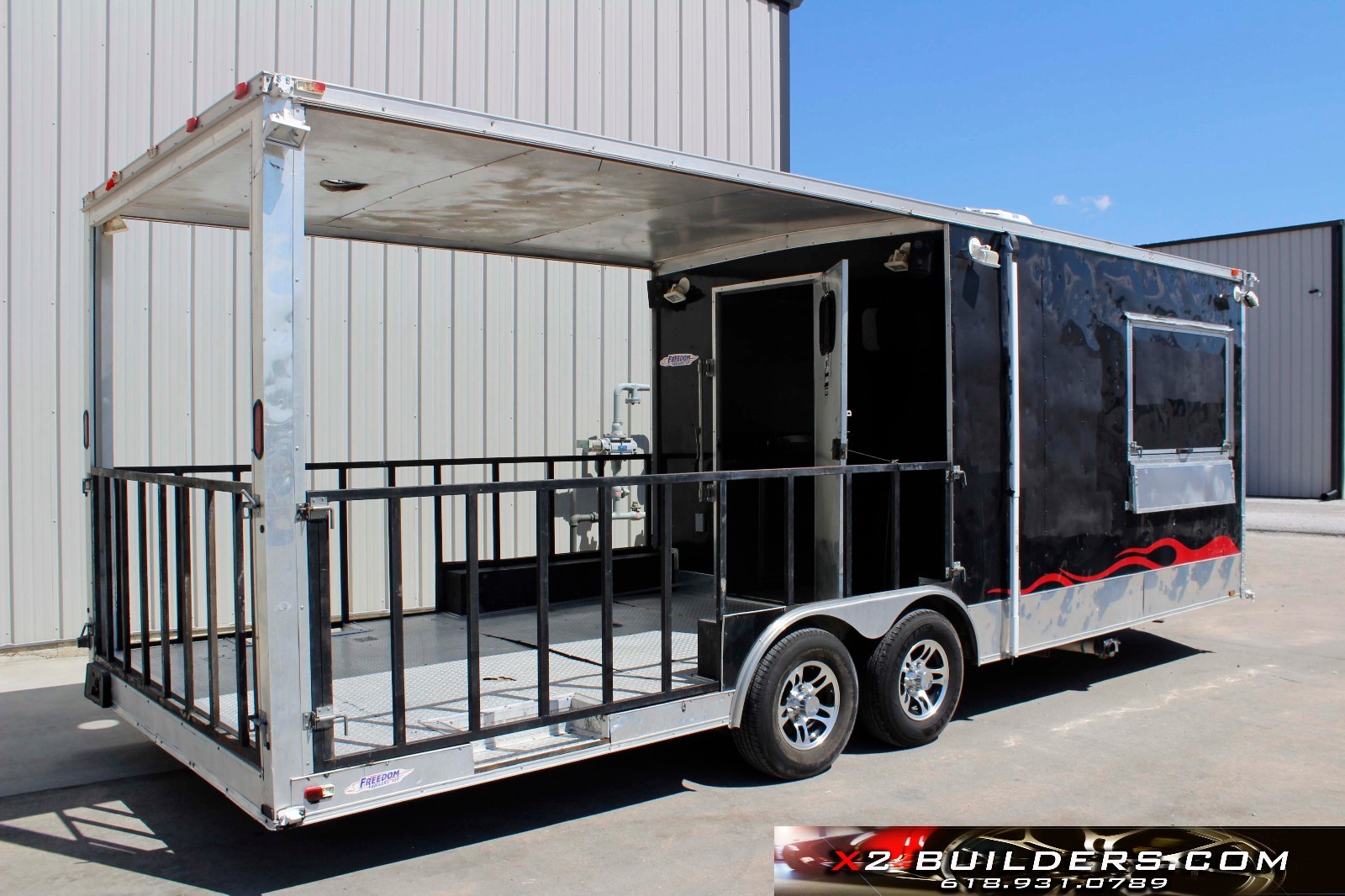 2012 Trail King Enclosed Concession Mobile Food Vending Trailer Salvage #014779