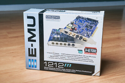 E-MU EMU 1212M 24-bit 192 kHz Audio MIDI Sound Card PCI Pro Tools HD AD/DA