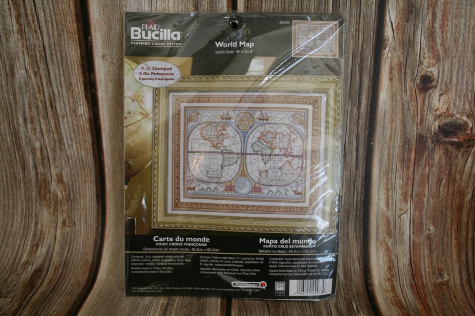 Kit 45583 Bucilla Stamped Cross Stitch