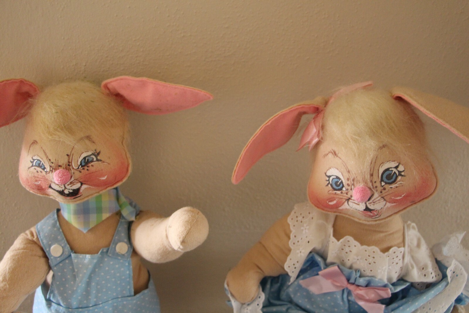 Vintage 1967-1982 Annalee Doll Rabbits