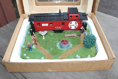 K-LINE K-424012 ATSF Santa Fe Caboose Yard Office LN/Box
