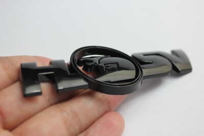 Holden HSV Gloss Black Badge Emblem for Commodore VY VZ VE Calais Berlina Astra