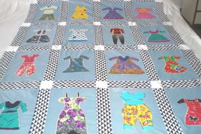 Kite Throw Kite Quilt Lime Green Black and White Handmade Quilt with Kite