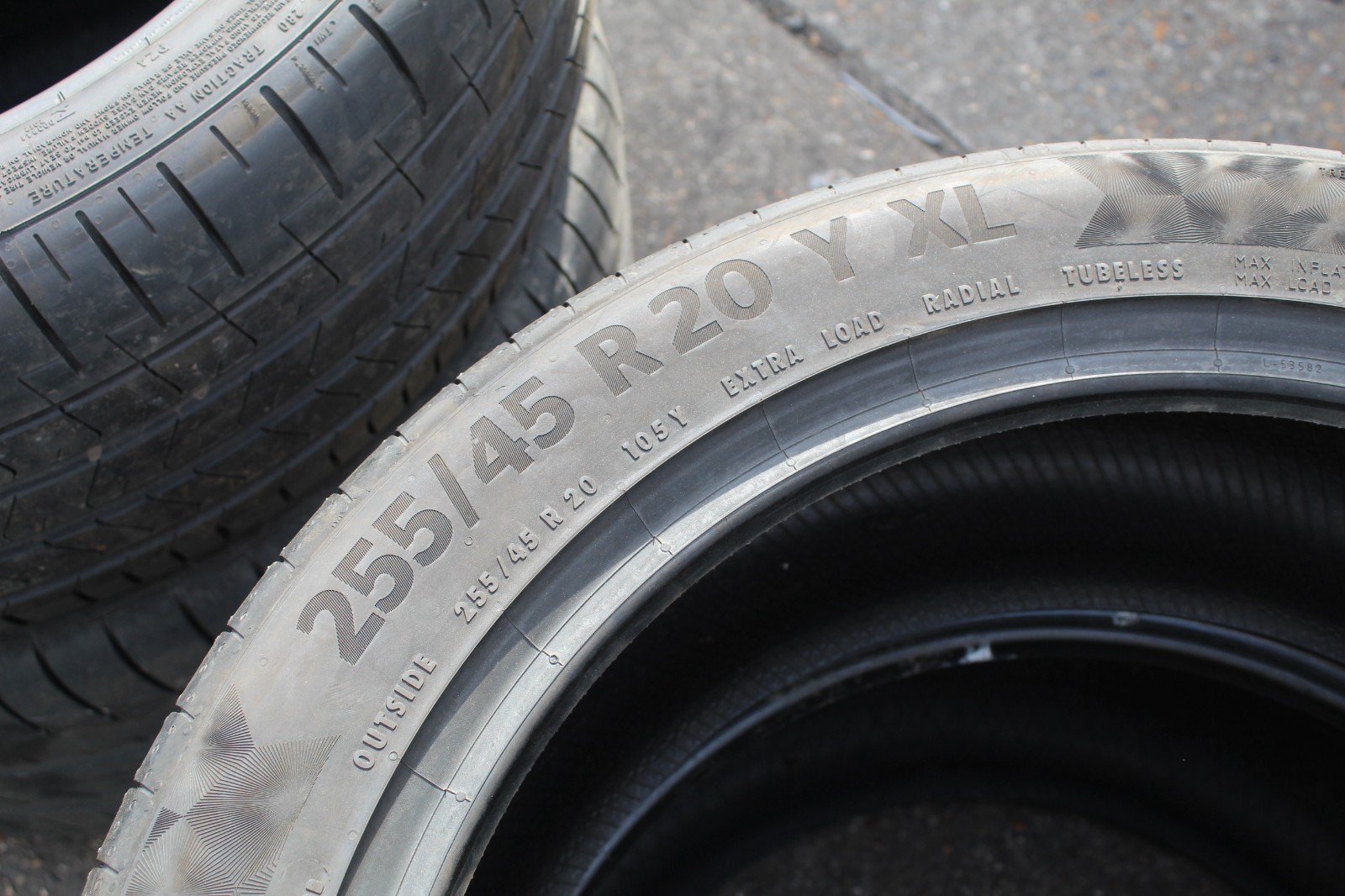New 255 45 20 Continental, PC 6, XL, 105Y, x1 Single Tyre (F1_tyres) L3918