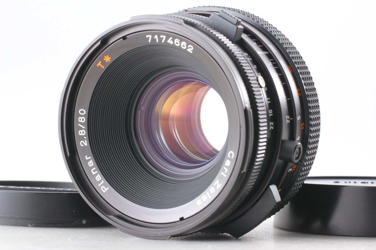 【並品】 Hasselblad Planar T* CF 80mm F2.8 MINT w/Caps] Hasselblad Carl Zeiss Planar T* CF 80mm f/2.8