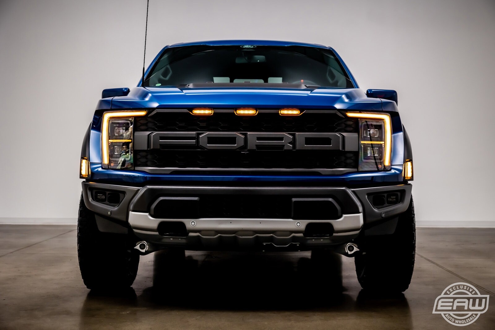 2022 Ford F150 Raptor 470 Miles Atlas Blue Metallic Crew Cab Pickup
