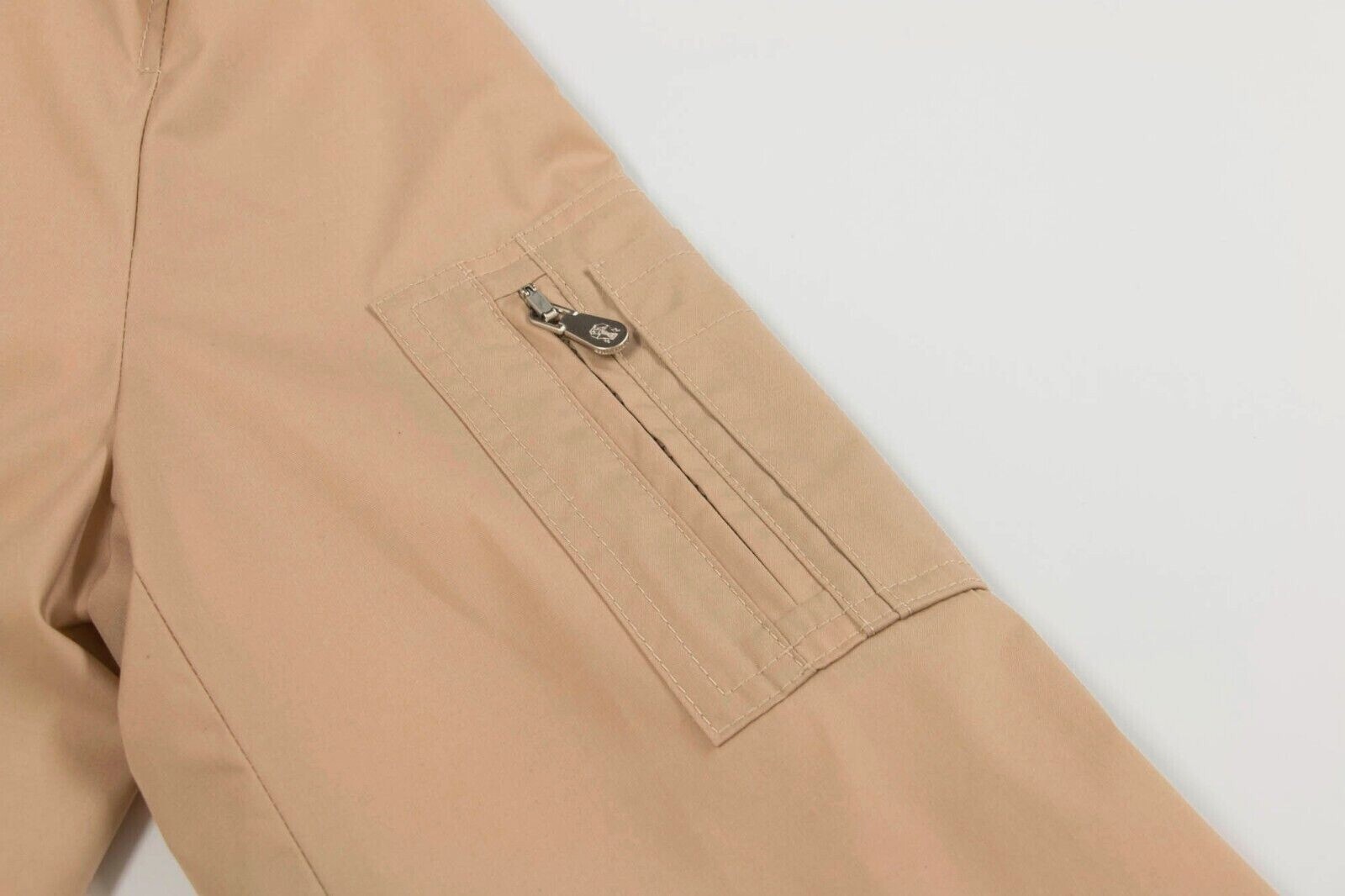 Pre-owned Brunello Cucinelli Nwt$2995  Men's Bomber Jacket With Logo Engraved Hardware A248 In Brown