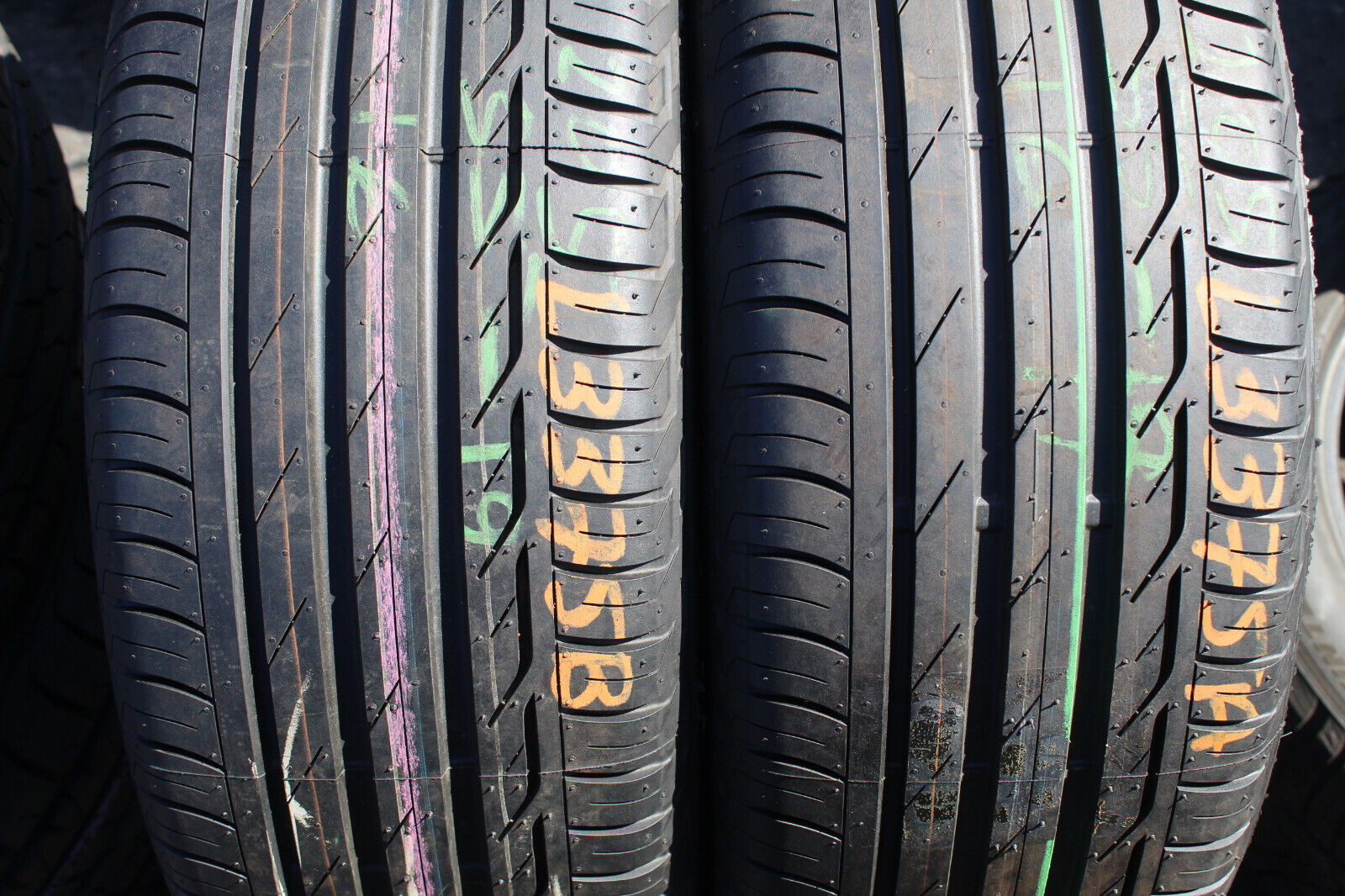 New 205 55 16 Bridgestone, Turanza T001, 91Q, x2 A Pair (F1_tyres) L3375