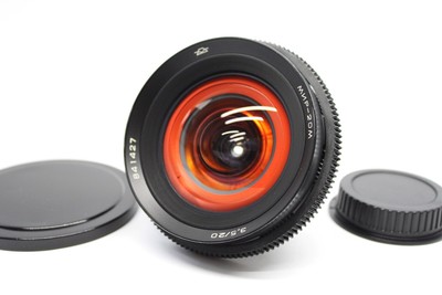 Anamorphic Flare & Bokeh Amber Mir-20m 20mm f/3.5 Canon EF