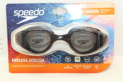 Kids Juniors Googles Anti Fog UV Protection Flex Fit No Leak Speedo BOOMERANG