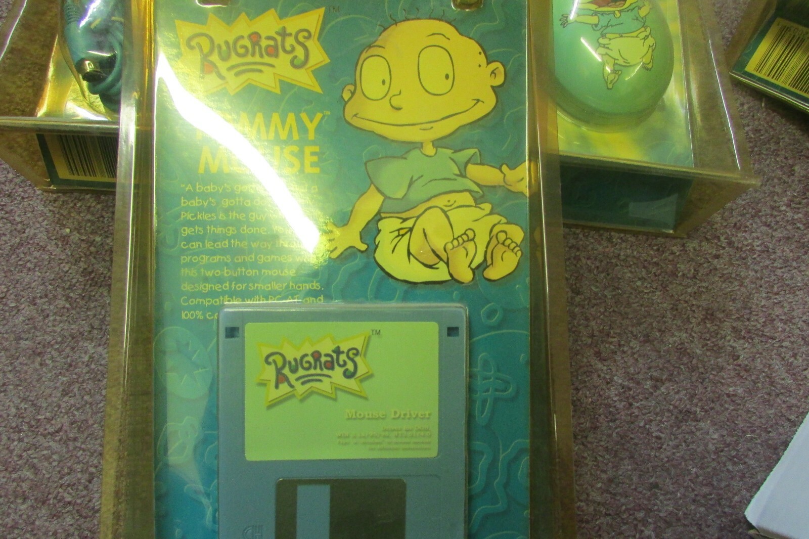 VINTAGE RUGRATS TOMMY PICKLES PS2 MOUSE