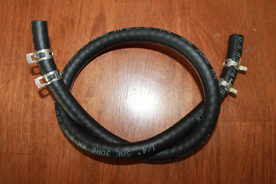 For Briggs & Stratton 5414K 1/4'' Fuel Line Hose with 4 Clamps Lawn Mower