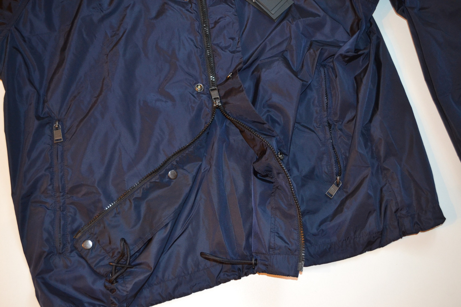 Pre-owned Hugo Boss Black Label By  Water-repellent Windbreaker Jacket In Blue