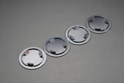 x4 Flat Center Cap Logo Clip 70mm 3 Tab for BBS RS BMW E30 Basketweave Miata
