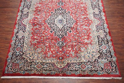 Fine 10X11 Signed Antique Hand-Knotted Wool Area Rug Oriental Carpet (9.9 x 11.3