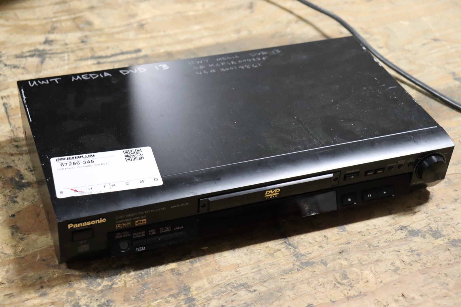 Panasonic DVD-RV31/CD/MP3/ DVD Player | eBay