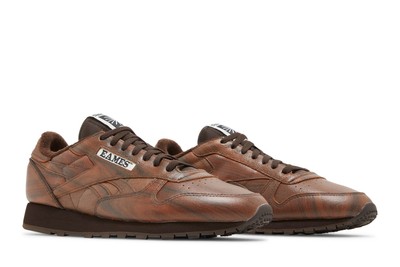 Pre-owned Reebok Eames Office X Classic Leather 'rosewood' Gy6391 Men's Shoes In Dark Brown/dark Brown/dark Brown