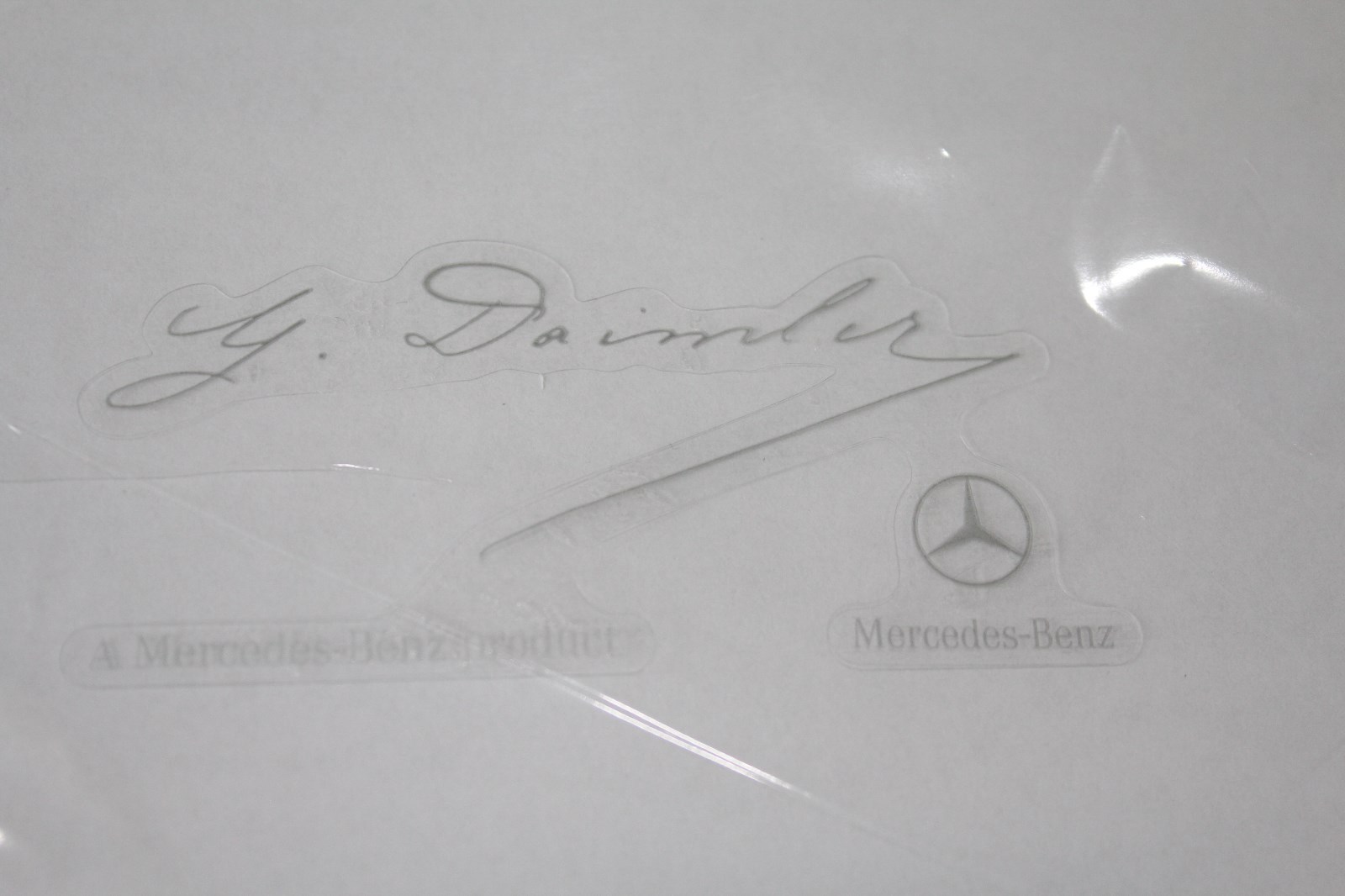 Genuine MercedesBenz Front Windshield G Daimler Signature Sticker