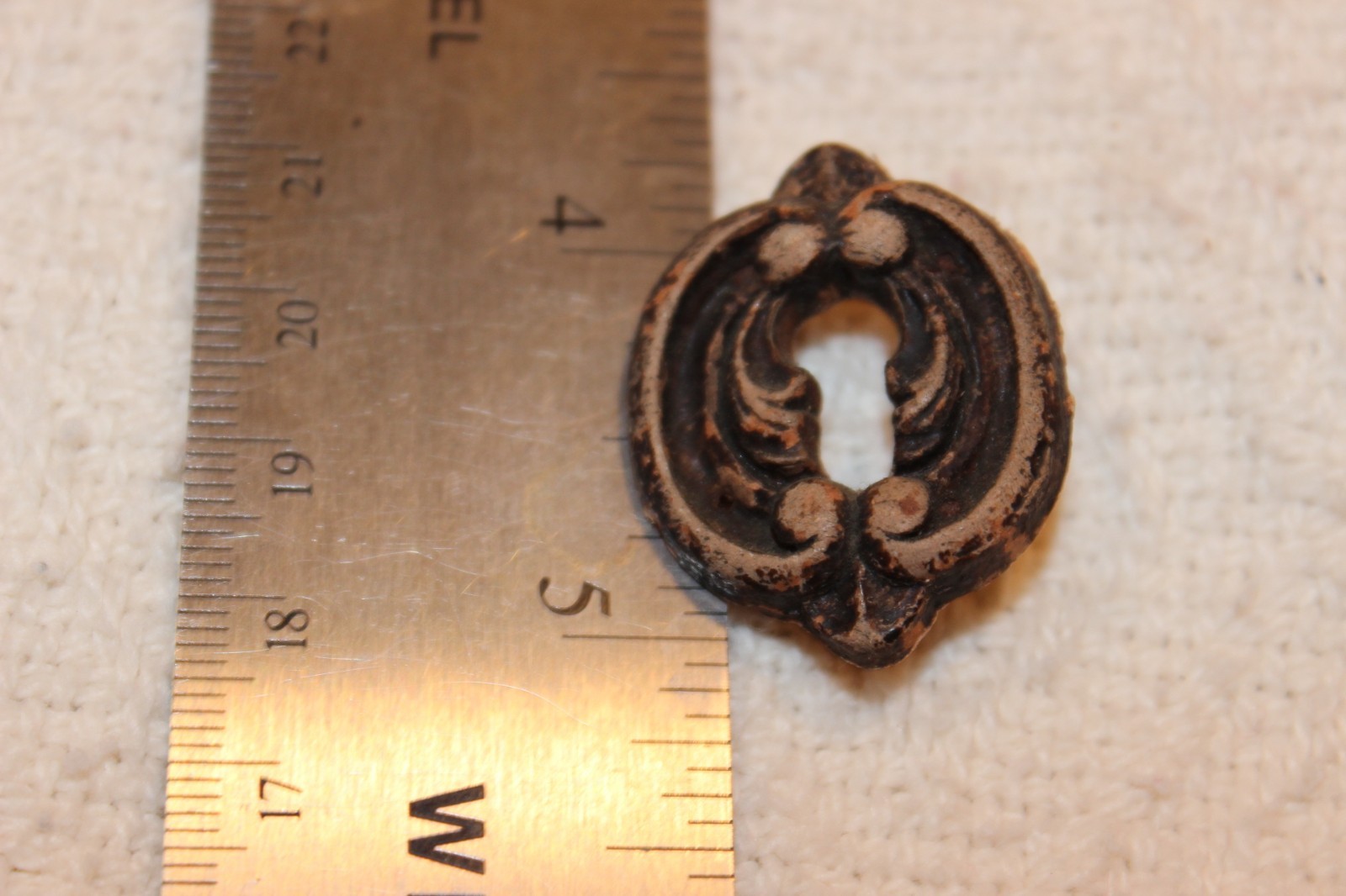 Ornate Carved Keyhole Escutcheon