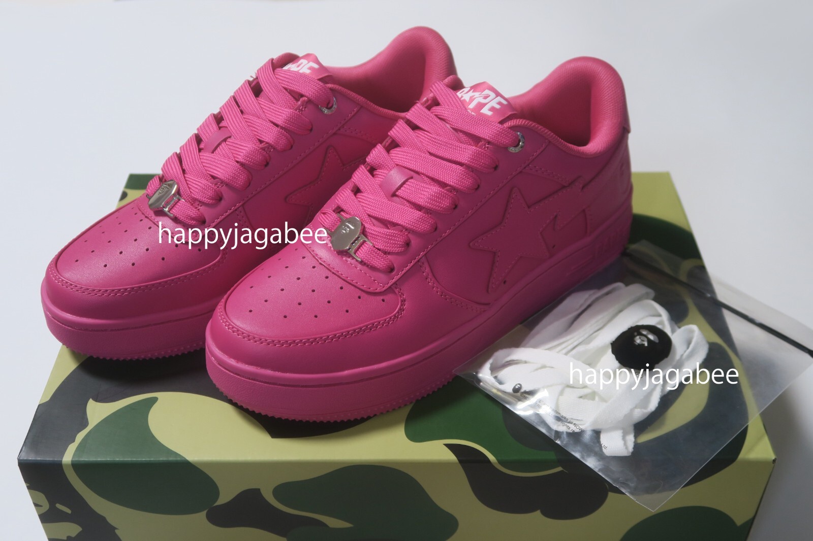 A BATHING APE Ladies' Footwear BAPE STA #52 PINK 1K80291352 A BATHING APE Ladies' Footwear BAPE STA #52 PINK 1K80291352