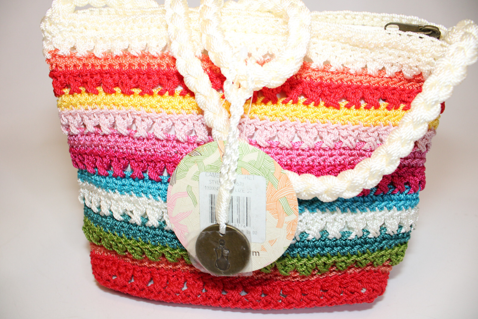 ミニ The Sak Mini Hand Crochet Shoulder Purse NEW Cambria Belize