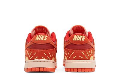 Pre-owned Nike Wmns Dunk Low 'winter Solstice' Do6723-800 In Team Orange/orange/crimson Bliss