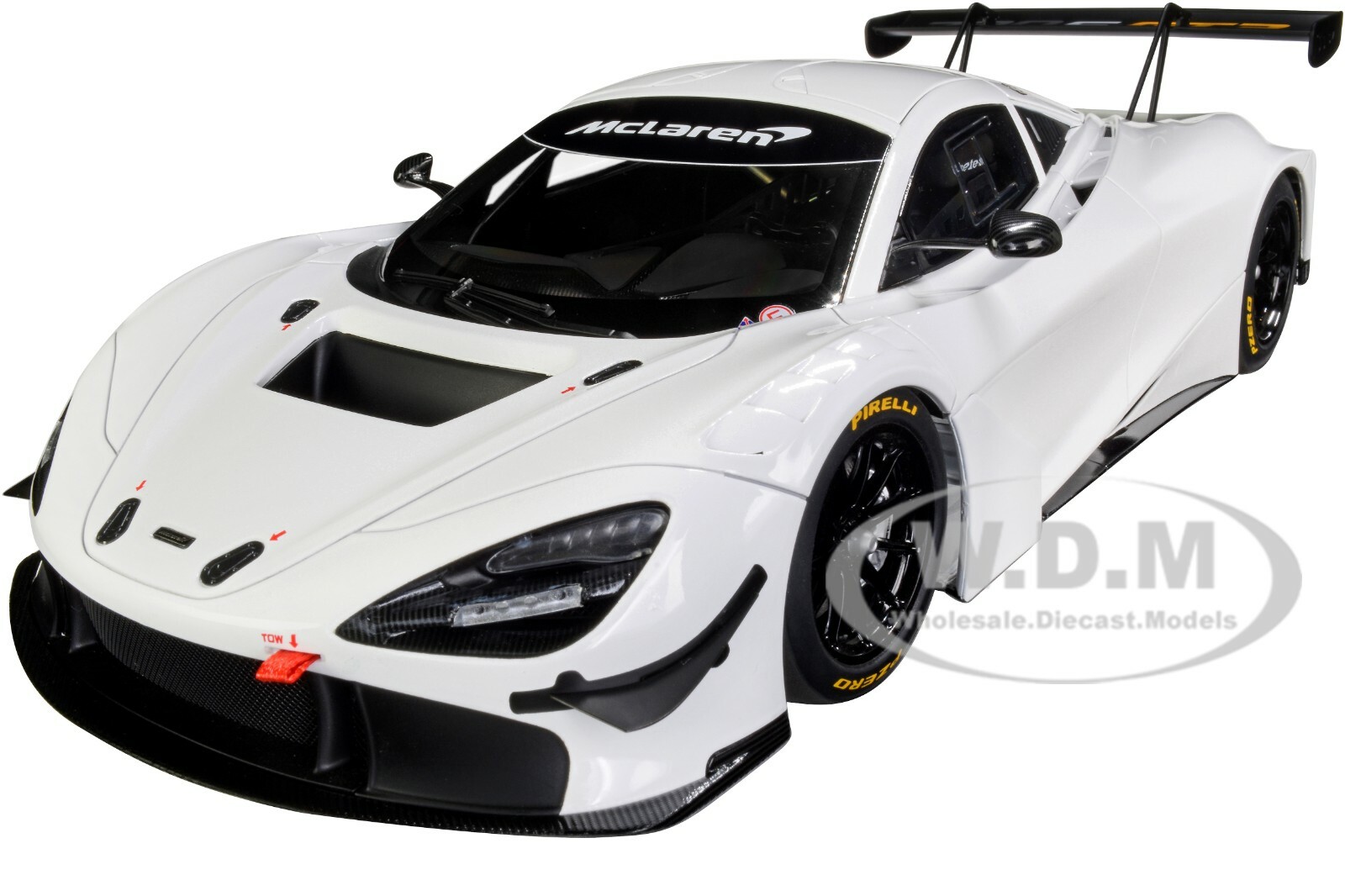 MCLAREN 720S GT3 GLOSS WHITE 1/18 MODEL CAR BY AUTOART 81940
