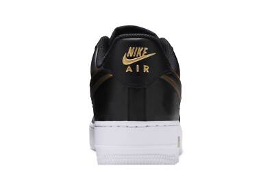 NIKE NIKE AIR FORCE 1 '07 LV8 'METALLIC SWOOSH PACK - BLACK' DA8481-001