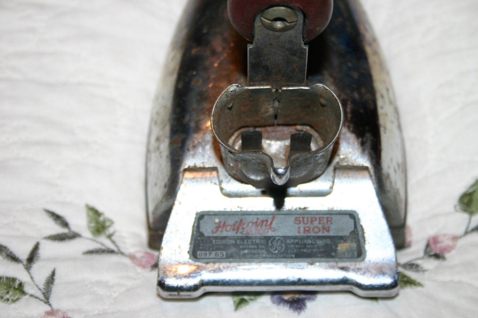 Vintage Hotpoint Super Iron Electric Clothes Iron NO CORD