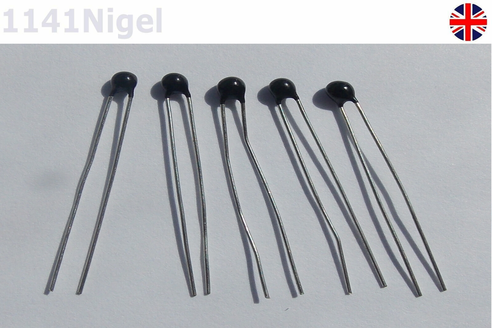 100K Ohm Thermistor Resistor MF52 B NTCMF52AT NTC MF52E Through Hole
