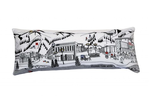 Декоративная подушка для поясницы 35 White Aspen Daylight Skyline
