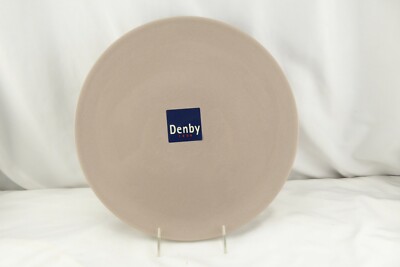 NWT Denby Light Shade Parchment Extra Large Plate 13 1/8''