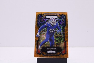 2023-24	NFL	PANINI	PRIZM	VON MILLER	ORANGE LAZER	#	36