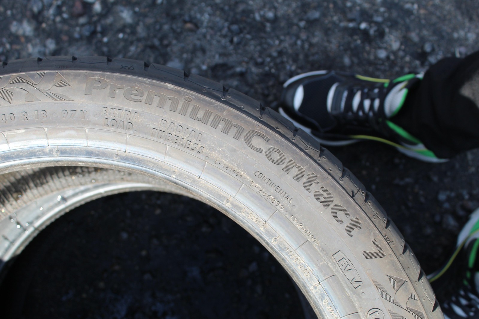 245 40 18 Continental, PC 7, EV, 97Y, x1 Single Tyre 6.0mm (F1_tyres) L3815