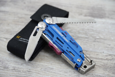 - LEATHERMAN - Signal Adventure Survivalist Multi-tool, Cobalt + Nylon Sheath