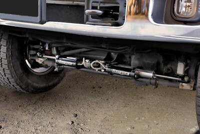 Fabtech Dual Steering Stabilizer System w/DL 2.25 Resi Shocks For Ford F250/F350