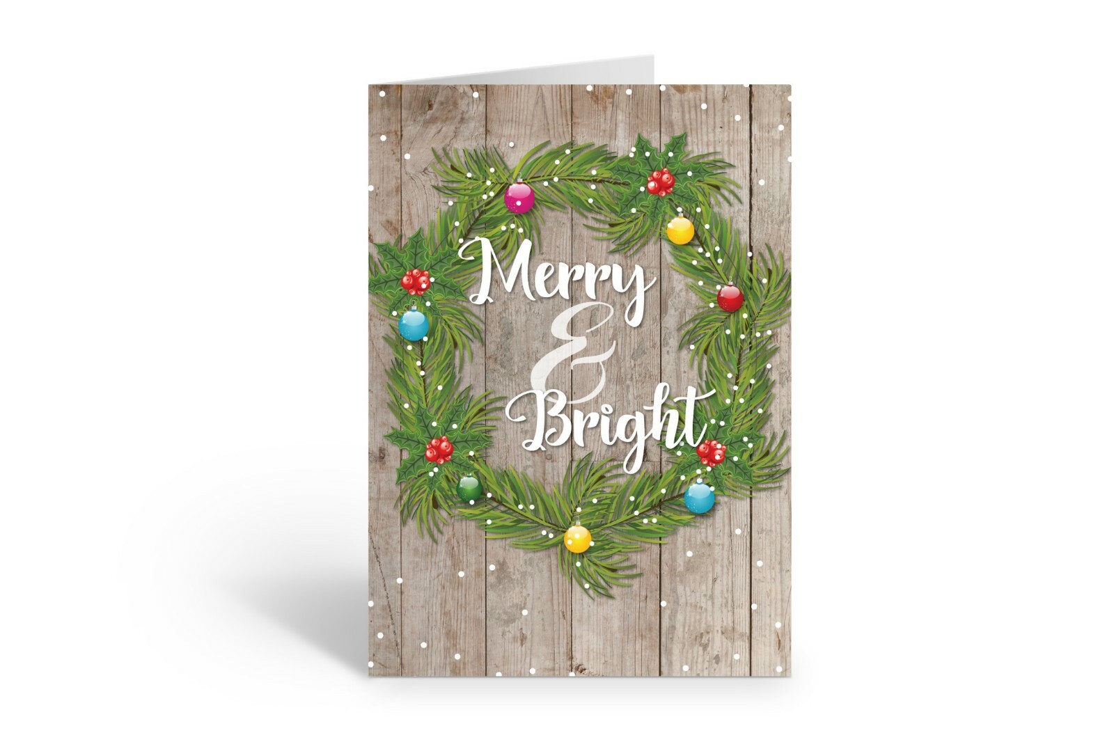 Assorted Rustic Christmas Cards- 18 Boxed Christmas Cards and Envelopes - B20900