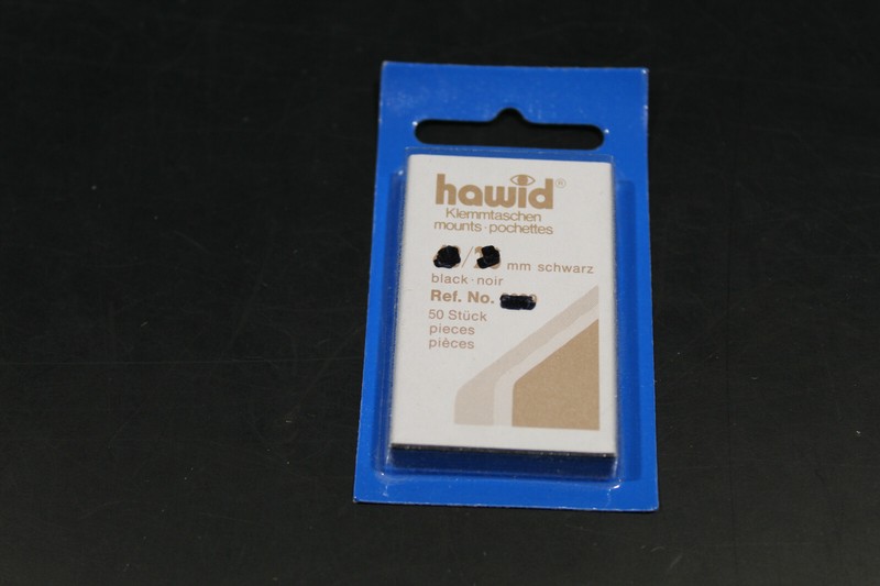 Hawid Klemmtaschen Schwarz 50 StÃ¼Ck 34 X 28 Mm Ha6036