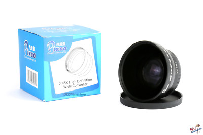 Weitwinkel Konverter & Makro für Kit-Objektiv 18-55mm mit Ø 55mm Filtergewinde 