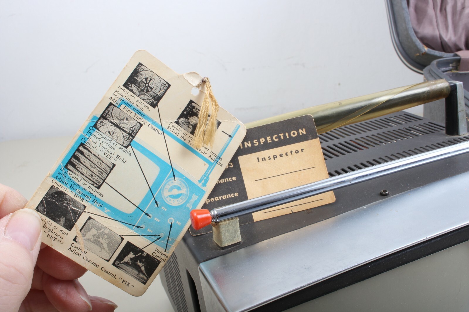 Vintage Sony Micro Television Model 5 - 303