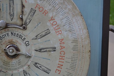 Antique Vintage Boye Needle Company Needle Dispenser Display Chicago 1906